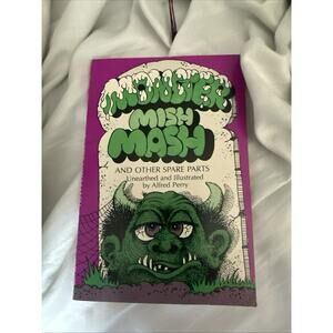 Monster Mish Mash Vintage Xerox 1976 Halloween Joke‎ Book Alfred Perry Paperback